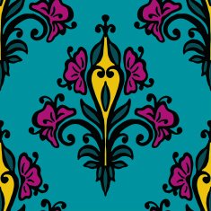 Seamless with vintage floral pattern N66
