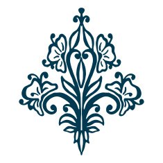 Isolated Abstract Floral pattern N3
