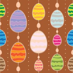 Happy easter cute holiday background seamless N3