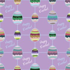 Happy easter cute holiday background seamless N6