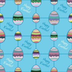 Happy easter cute holiday background seamless N7