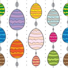 Happy easter cute holiday background seamless N11