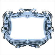 Vector vintage border frame N22