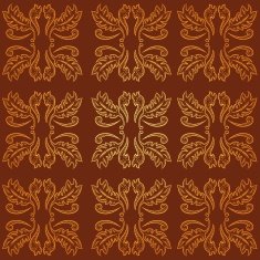 Hand drawn vintage seamless pattern N9