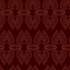Hand drawn vintage seamless pattern N11