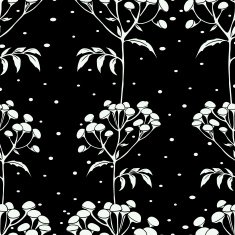 Tansy flowers pattern