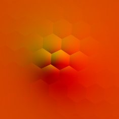 Orange Fantasy Bump Abstract Geometric Background Creative 3d Illustration Design