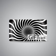Abstract Beautiful Gift Card Design Vector Illustration N35