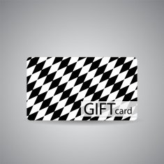 Abstract Beautiful Gift Card Design Vector Illustration N37