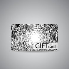 Abstract Beautiful Gift Card Design Vector Illustration N38
