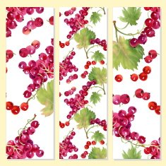 Floral cards on yellow background N2