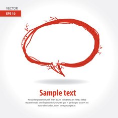 Artistic Speech Bubble N17