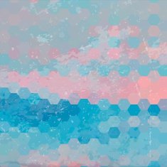 Geometric background with grunge texture N4