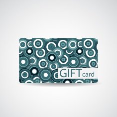 Abstract Beautiful Gift Card Design Vector Illustration N62