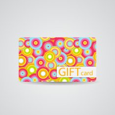 Abstract Beautiful Gift Card Design Vector Illustration N63