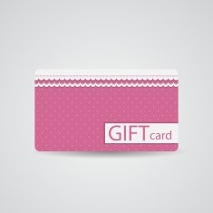 Abstract Beautiful Gift Card Design Vector Illustration N70