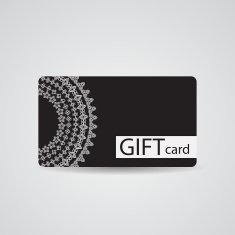 Abstract Beautiful Gift Card Design Vector Illustration N73