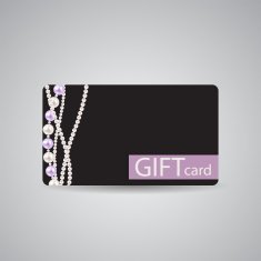Abstract Beautiful Gift Card Design Vector Illustration N76