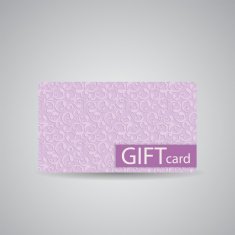 Abstract Beautiful Gift Card Design Vector Illustration N77