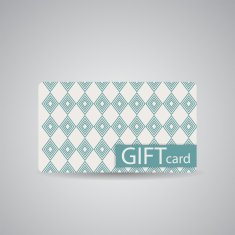 Abstract Beautiful Gift Card Design Vector Illustration N81