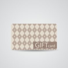 Abstract Beautiful Gift Card Design Vector Illustration N82