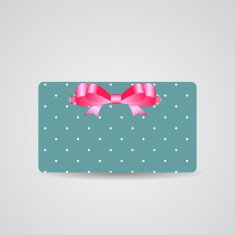 Abstract Beautiful Gift Card Design Vector Illustration N83