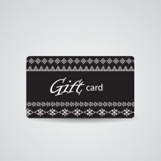 Abstract Beautiful Gift Card Design Vector Illustration N84