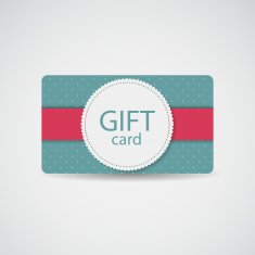 Abstract Beautiful Gift Card Design Vector Illustration N89