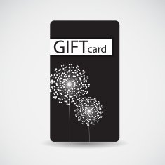 Abstract Beautiful Gift Card Design Vector Illustration N93
