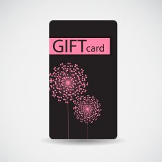 Abstract Beautiful Gift Card Design Vector Illustration N94