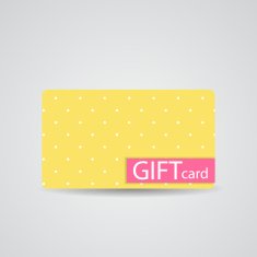 Abstract Beautiful Gift Card Design Vector Illustration N97
