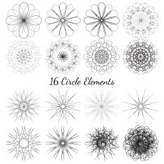 Set of circle elements N5