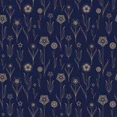 delicate seamless floral pattern background