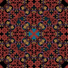 Red seamless background pattern Vintage asian design