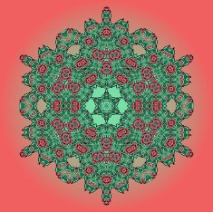 Mandala Oriental Floral Carpet Design