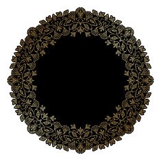 Vector art nouveau frame N2