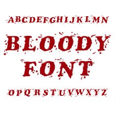 Bloody Font N2