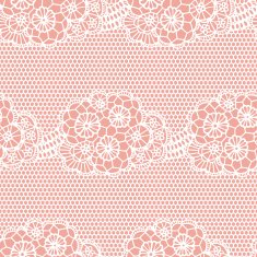 Lace seamless pattern with flowers N251