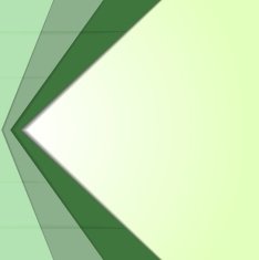 Abstract green corporate tech art