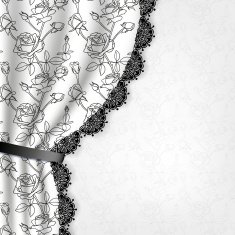 Decorative flower background Vector illustration