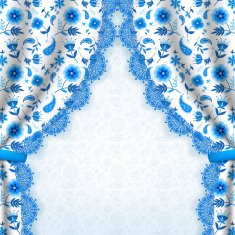 Decorative flower background Vector illustration N4