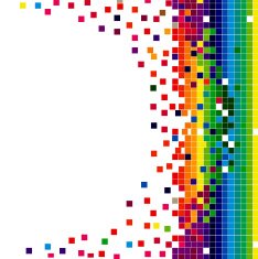 Multicolor sqaure vector design N2