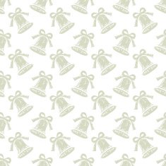 Seamless pattern with jingle bells N3