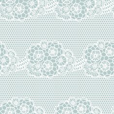 Lace seamless pattern with flowers N253