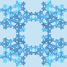 Mosaic seamless ornament