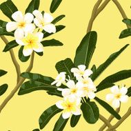 Floral seamless exotic pattern