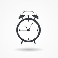 Clock Alarm Icon Vector Illustration