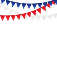 Party Background with Flags Vector Illustration N11