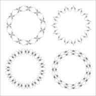 Ethnic Frame Ornamental Vector Illustration N5
