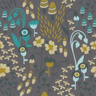 Woodland Floral Pattern